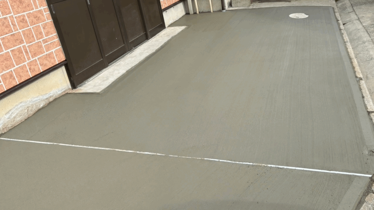 名古屋市中村区 駐車場舗装
